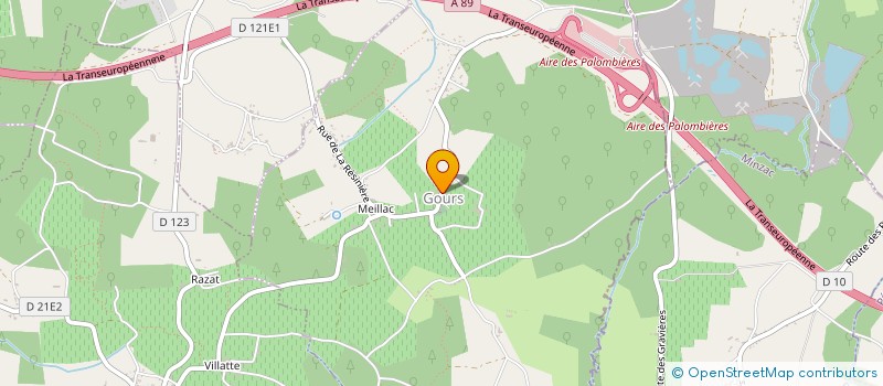 localisation de l'entreprise MONSIEUR JEAN GRELAUD  GOURS