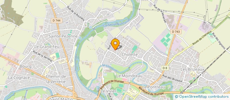 localisation de l'entreprise MONSIEUR JEAN GRELIER à NIORT