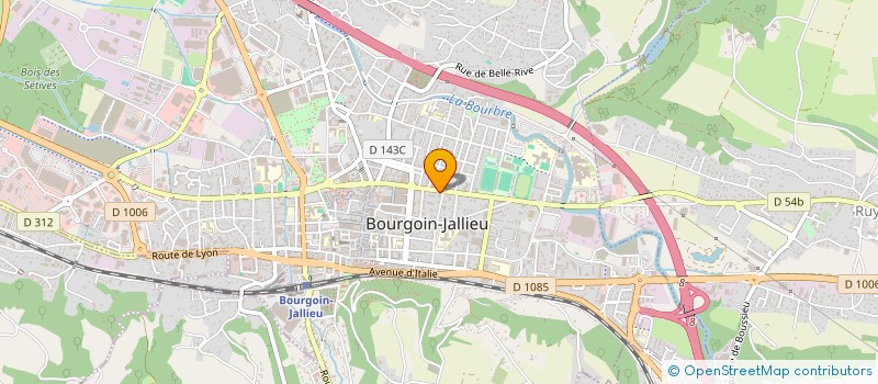 localisation de l'entreprise MONSIEUR JEAN GRENADOS  BOURGOIN-JALLIEU