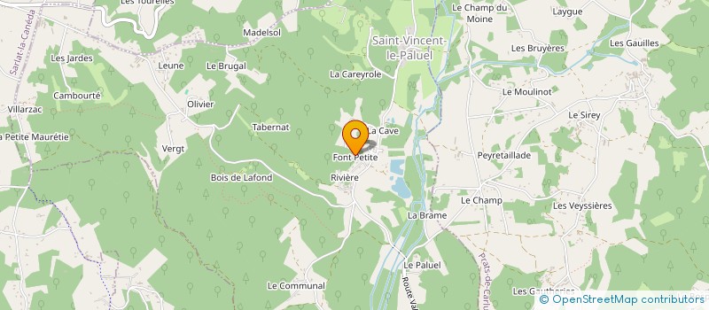 localisation de l'entreprise MONSIEUR JEAN GRENAILLE à CARSAC-AILLAC