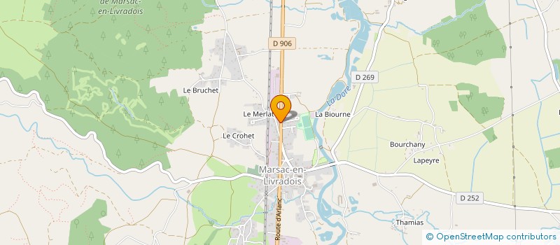 localisation de l'entreprise MONSIEUR JEAN GRENIER à MARSAC-EN-LIVRADOIS