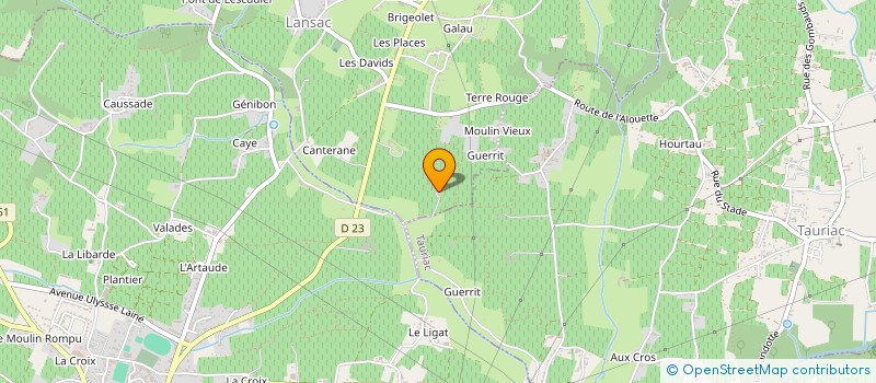 localisation de l'entreprise MONSIEUR JEAN GRENIER  LANSAC