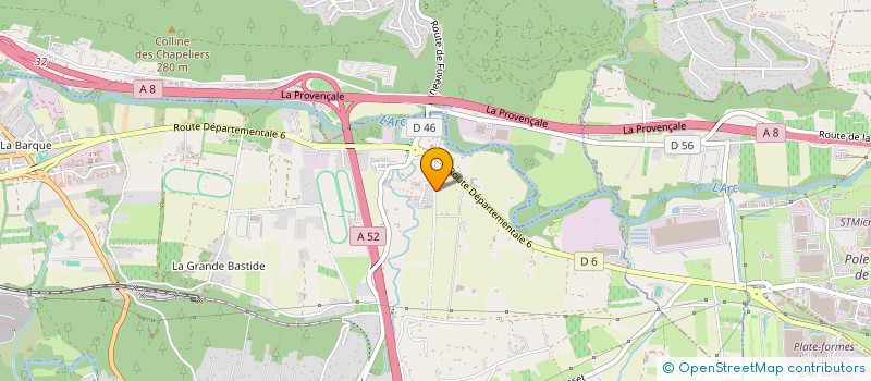 localisation de l'entreprise MONSIEUR JEAN GRENIER  FUVEAU