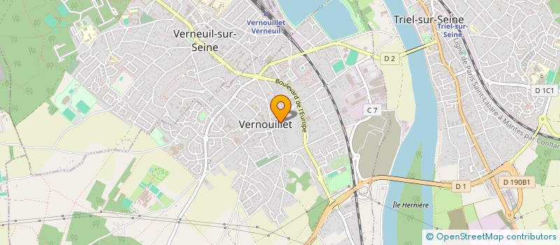 localisation de l'entreprise MONSIEUR JEAN GRENIER à VERNOUILLET