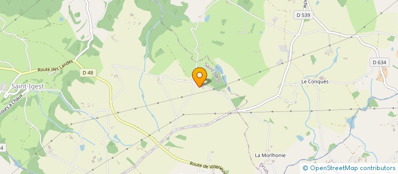 localisation de l'entreprise MONSIEUR JEAN GRES  SAINT-IGEST