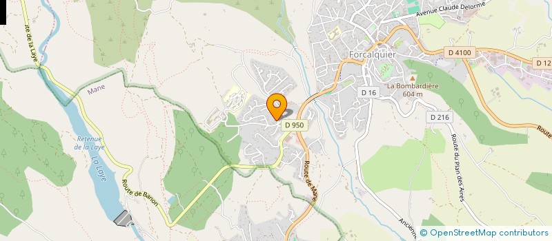 localisation de l'entreprise MONSIEUR JEAN GRES  FORCALQUIER