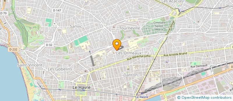 localisation de l'entreprise MONSIEUR JEAN GRES à LE HAVRE