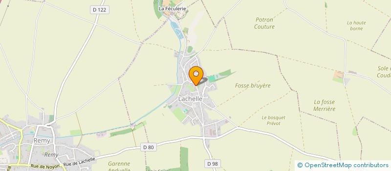 localisation de l'entreprise MONSIEUR JEAN GRESSIER à LACHELLE