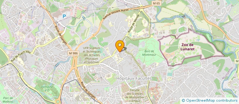 localisation de l'entreprise MONSIEUR JEAN GRIFFET à MONTPELLIER