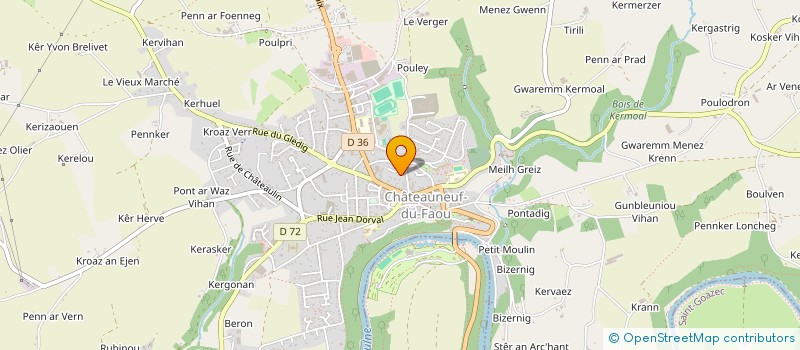 localisation de l'entreprise MONSIEUR JEAN GRIGNON à SAINT-GOAZEC