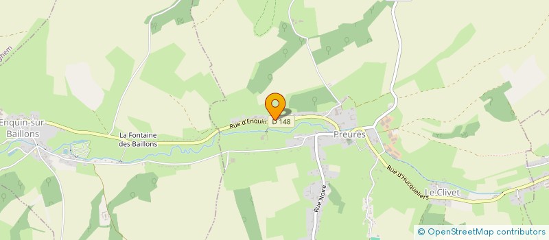 localisation de l'entreprise MONSIEUR JEAN GRIGNON  PREURES