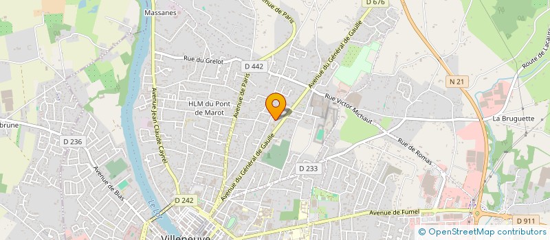 localisation de l'entreprise MONSIEUR JEAN GRIGNY  VILLENEUVE-SUR-LOT