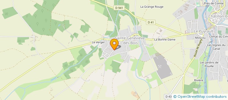 localisation de l'entreprise MONSIEUR JEAN GRILLARD à SAINTE-GENEVIEVE-DES-BOIS