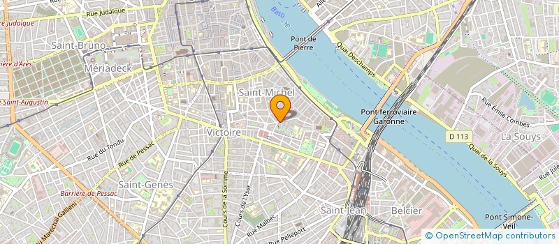 localisation de l'entreprise MONSIEUR JEAN GRILLET  BORDEAUX