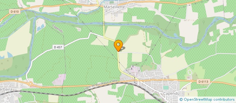 localisation de l'entreprise MONSIEUR JEAN GRIMA  CAPENDU