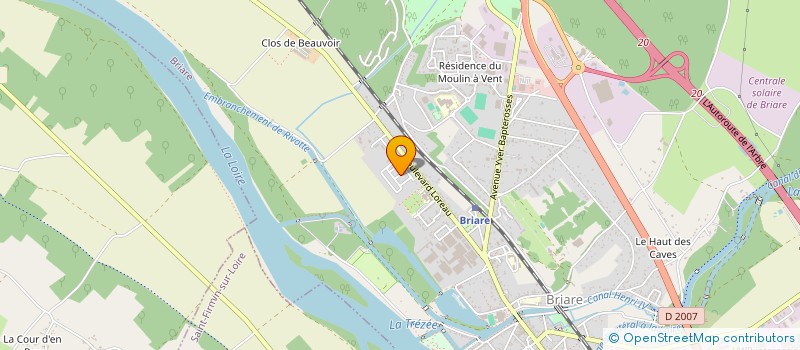 localisation de l'entreprise MONSIEUR JEAN GRIMOULT à BRIARE