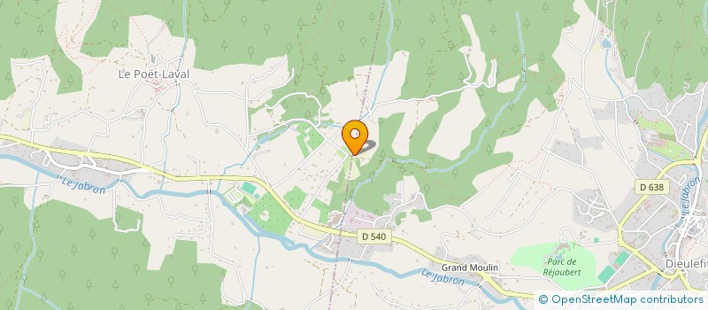 localisation de l'entreprise MONSIEUR JEAN GROCQ  DIEULEFIT