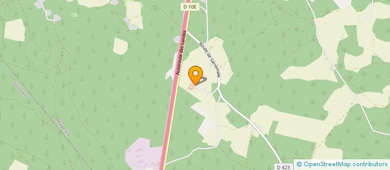 localisation de l'entreprise MONSIEUR JEAN GROCQ  MAGESCQ