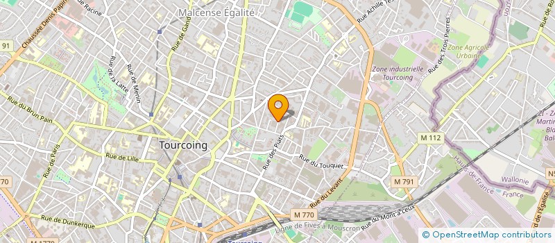 localisation de l'entreprise MONSIEUR JEAN GROHAR  TOURCOING