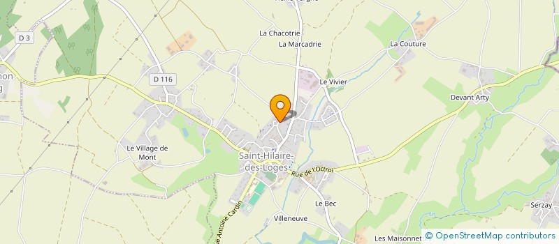 localisation de l'entreprise MONSIEUR JEAN GROLEAU à SAINT-HILAIRE-DES-LOGES