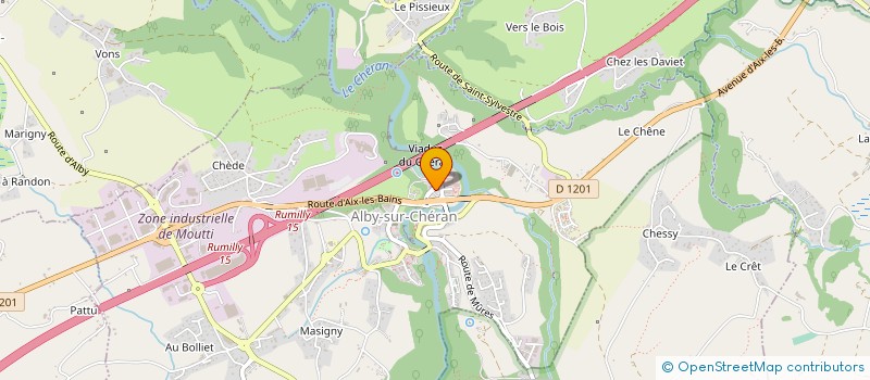 localisation de l'entreprise MONSIEUR JEAN GRONDIN  ALBY-SUR-CHERAN