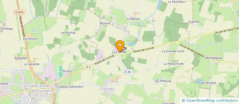 localisation de l'entreprise MONSIEUR JEAN GRONDIN à COURTES