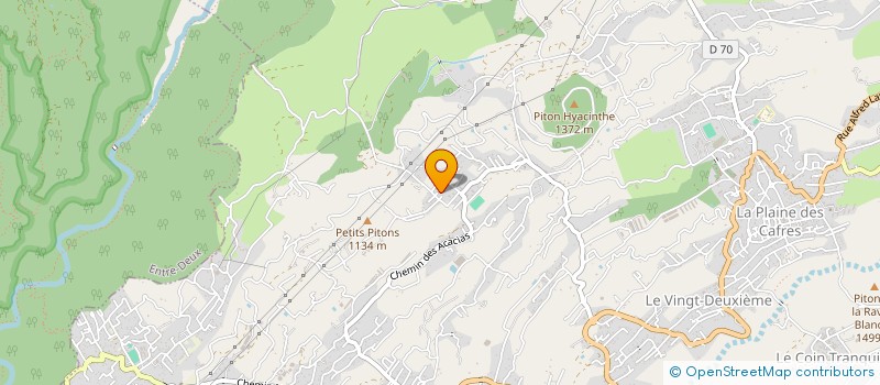 localisation de l'entreprise MONSIEUR JEAN GRONDIN  LE TAMPON