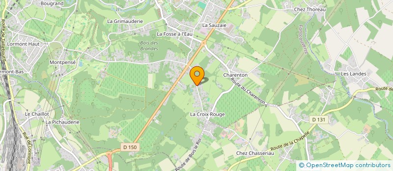 localisation de l'entreprise MONSIEUR JEAN GRONDIN  FONTCOUVERTE