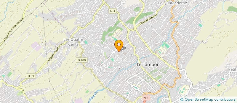 localisation de l'entreprise MONSIEUR JEAN GRONDIN  LE TAMPON