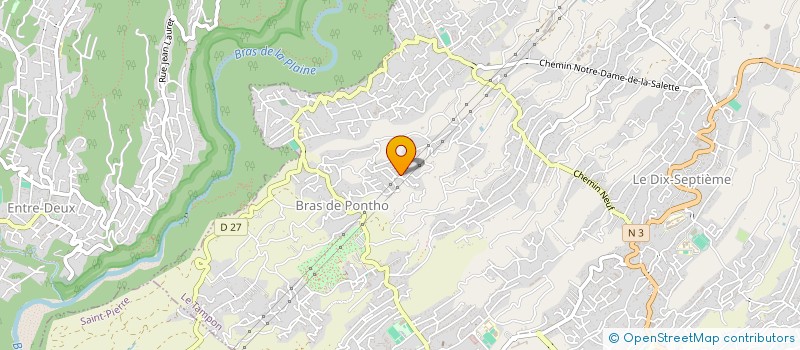 localisation de l'entreprise MONSIEUR JEAN GRONDIN  LE TAMPON