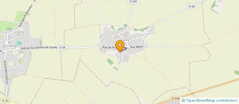 localisation de l'entreprise MONSIEUR JEAN GRONIER  SAVY