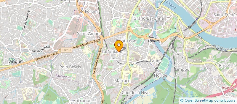 localisation de l'entreprise MONSIEUR JEAN GROS  BAYONNE