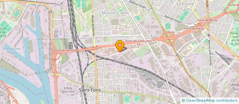 localisation de l'entreprise MONSIEUR JEAN GROS  VENISSIEUX