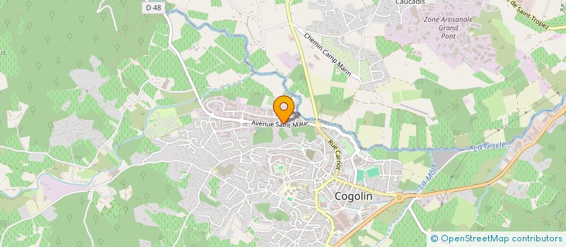 localisation de l'entreprise MONSIEUR JEAN GROSS à COGOLIN