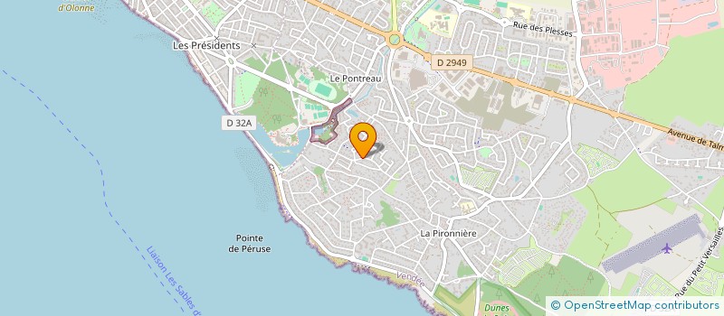 localisation de l'entreprise MONSIEUR JEAN GROSSAIN à LES SABLES D'OLONNE