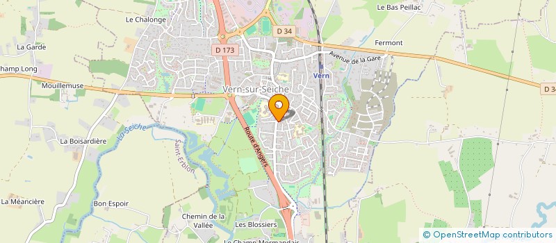 localisation de l'entreprise MONSIEUR JEAN GROSSET  VERN-SUR-SEICHE