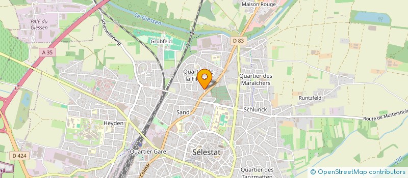 localisation de l'entreprise MONSIEUR JEAN GROSSMANN  SELESTAT