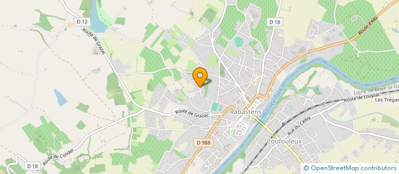 localisation de l'entreprise MONSIEUR JEAN GROUSSAC  COUFOULEUX