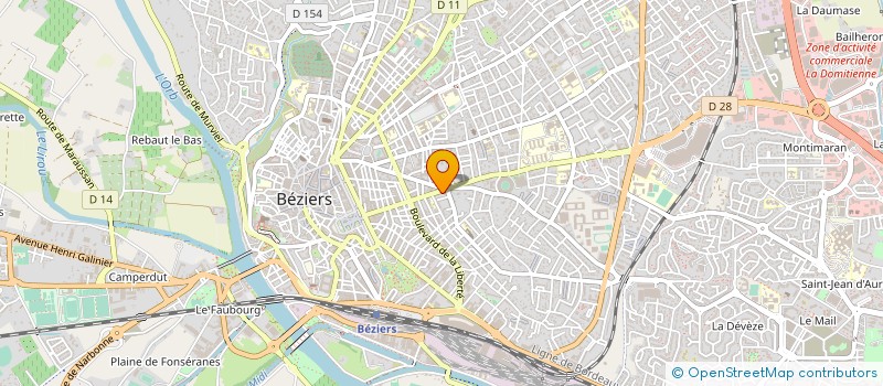 localisation de l'entreprise MONSIEUR JEAN GROUSSET à BEZIERS