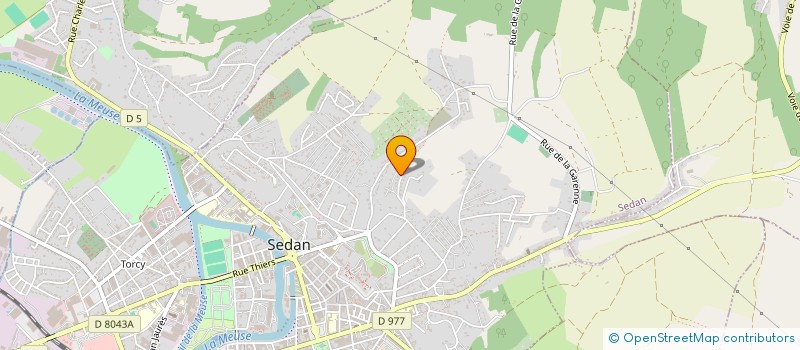 localisation de l'entreprise MONSIEUR JEAN GRUEZ  SEDAN