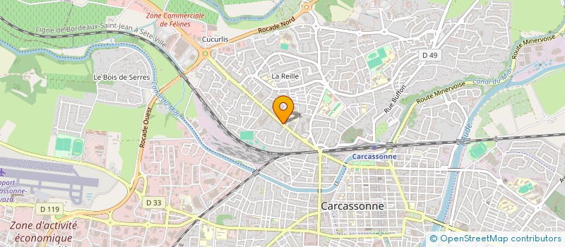 localisation de l'entreprise MONSIEUR JEAN GRULET à CARCASSONNE