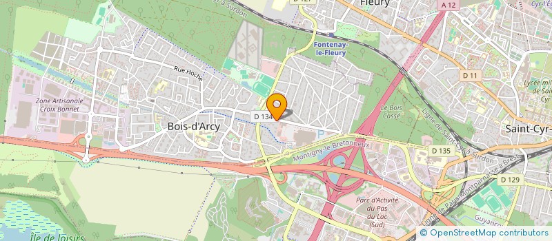 localisation de l'entreprise MONSIEUR JEAN GRUYER  BOIS-D'ARCY