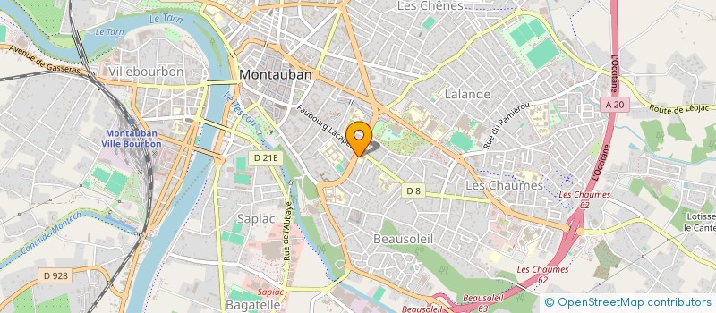 localisation de l'entreprise MONSIEUR JEAN GUALINO à MONTAUBAN