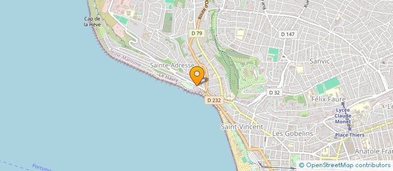 localisation de l'entreprise MONSIEUR JEAN GUARD  SAINTE-ADRESSE