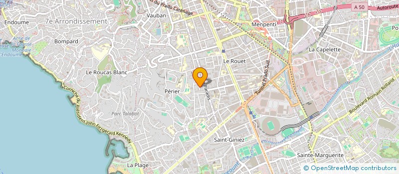 localisation de l'entreprise MONSIEUR JEAN GUARE à MARSEILLE