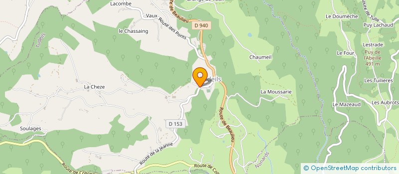 localisation de l'entreprise MONSIEUR JEAN GUBERT  BILHAC