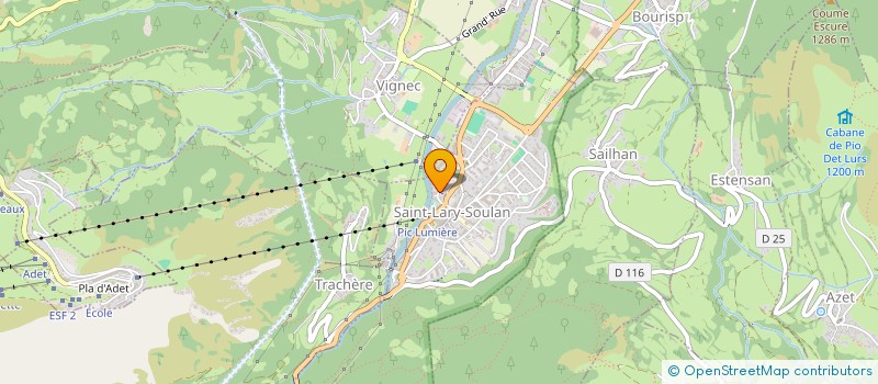 localisation de l'entreprise MONSIEUR JEAN GUEGAN  SAINT-LARY-SOULAN