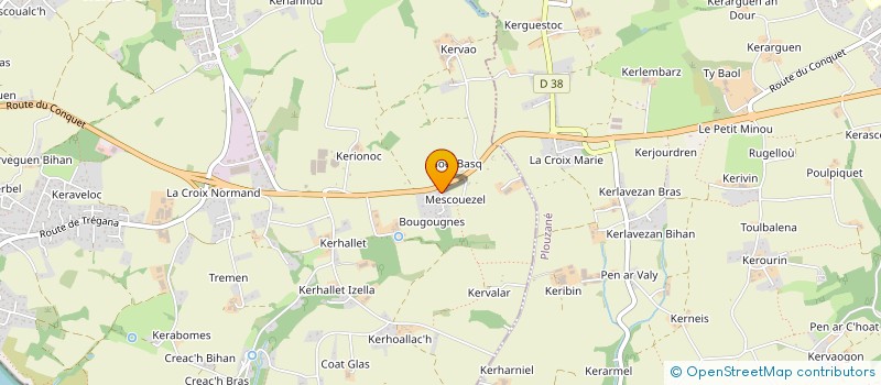 localisation de l'entreprise MONSIEUR JEAN GUEGUEN  LOCMARIA-PLOUZANE