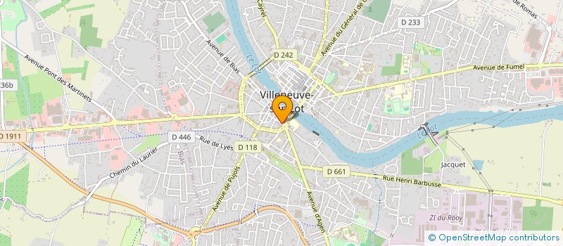 localisation de l'entreprise MONSIEUR JEAN GUEGUEN  VILLENEUVE-SUR-LOT