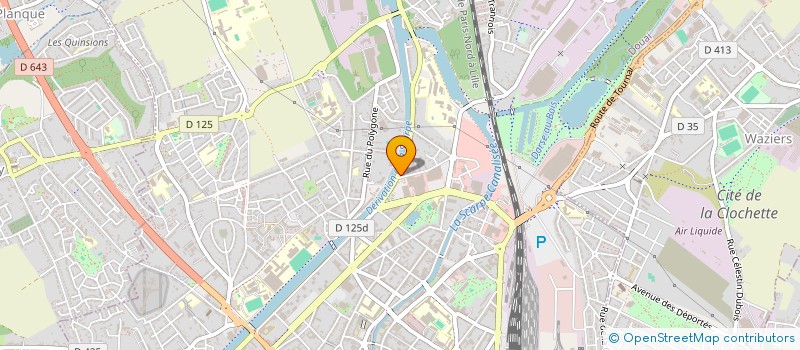 localisation de l'entreprise MONSIEUR JEAN GUEMIN  DOUAI